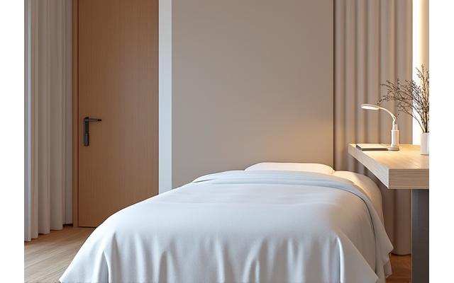 都市型スパのトリートメントルーム